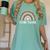 Future Teacher Kids Youth Girls Leopard Rainbow Women Women's Comfort Colors T-Shirt Chalky Mint
