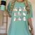 Ghost Book Reading Halloween Books Lover Teacher Kids Women's Comfort Colors T-Shirt Chalky Mint