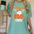 Girl Toddler Boo Crew Daycare Teacher Halloween Party Women's Comfort Colors T-Shirt Chalky Mint
