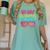 In My Glowing Teacher Era Groovy Colorful Bright Women's Comfort Colors T-Shirt Chalky Mint