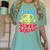 Grade 4 Super Squad Superhero Teacher Team Women's Comfort Colors T-Shirt Chalky Mint