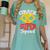 Grade K Super Squad Superhero Kindergarten Teacher Team Women's Comfort Colors T-Shirt Chalky Mint