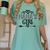 Granddaughter Nanas Girl Women's Comfort Colors T-Shirt Chalky Mint