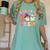 Groovy Kindergarten Boo Crew Kinder Halloween Teacher Kids Women's Comfort Colors T-Shirt Chalky Mint