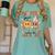 Groovy Pumpkin Spice Makes Teacher Nice Fall Thanksgiving Women's Comfort Colors T-Shirt Chalky Mint Groovy Pumpkin Spice Makes Teacher Nice Fall Thanksgiving Women's Comfort Colors T-Shirt Chalky Mint