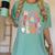 Groovy In My Spooky Teacher Era Halloween Party Boo Women's Comfort Colors T-Shirt Chalky Mint