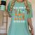 We All Grow At Different Rates Back To School Teacher Women's Comfort Colors T-Shirt Chalky Mint