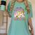 Halloween Floral Ghost Teacher Are You Falloween Directions Women's Comfort Colors T-Shirt Chalky Mint