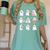 Halloween Ghost Speech Therapy SLP Fall Teacher Tee Women's Comfort Colors T-Shirt Chalky Mint Halloween Ghost Speech Therapy SLP Fall Teacher Tee Women's Comfort Colors T-Shirt Chalky Mint