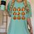 Halloween Teacher Fall Book Pumpkin Retro Reading Women's Comfort Colors T-Shirt Chalky Mint