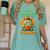 Halloween Teacher Librarian Monster Reading Books Men Women Kids Women's Comfort Colors T-Shirt Chalky Mint