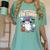 Halloween Teacher Trade Students For Candy Costume Women Women's Comfort Colors T-Shirt Chalky Mint