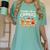 Hangin With My Cookies Gingerbread Christmas Teacher Women's Comfort Colors T-Shirt Chalky Mint