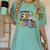 Happy First Day Of School PE Teacher Life Back To School Women's Comfort Colors T-Shirt Chalky Mint