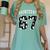 Haunted By 6 7 67 Six Seven Halloween Teacher Mom Women's Comfort Colors T-Shirt Chalky Mint
