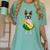 Hawaiian Boston Terrier Dog Pineapple Ukulele Summer For Men Women Girls Kids Women's Comfort Colors T-Shirt Chalky Mint