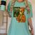 HUGvyn Halloween Skeleton Six Seven 67 Meme PEMDAS Teacher Women's Comfort Colors T-Shirt Chalky Mint