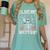 I'Ll Just Wait Until It's Quiet Skeleton Coffee Teacher Women's Comfort Colors T-Shirt Chalky Mint