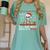 I'Ll Just Wait Until It's Quiet Skeleton Teacher Christmas Women's Comfort Colors T-Shirt Chalky Mint