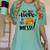 I'm Just Here To Get Messy Art Teacher Artist Painting Women's Comfort Colors T-Shirt Chalky Mint