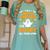 I'm A Math Teacher I'm Scary All Year Long Spooky Halloween Women's Comfort Colors T-Shirt Chalky Mint