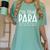 I'm That Para They Told You Abou Paraprofessional Teacher Women's Comfort Colors T-Shirt Chalky Mint