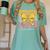 Interventionist Teacher Groovy Coquette Bow Back To School Women's Comfort Colors T-Shirt Chalky Mint
