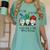 It's Fine We'Re Fine Gnome Pre-K Teacher Christmas Light For Men Women Women's Comfort Colors T-Shirt Chalky Mint