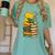 Kawaii Cats Lover Coffee Books Teacher Librarian Cat Women's Comfort Colors T-Shirt Chalky Mint