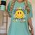 Kindergarten Squad Smile Face Teachers Kids Back To School Women's Comfort Colors T-Shirt Chalky Mint Kindergarten Squad Smile Face Teachers Kids Back To School Women's Comfort Colors T-Shirt Chalky Mint