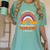Kindergarten Teacher Pumpkin Patch Cute Women's Comfort Colors T-Shirt Chalky Mint Kindergarten Teacher Pumpkin Patch Cute Women's Comfort Colors T-Shirt Chalky Mint