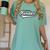 Kindergarten TEAM School Teacher Kinder Baseball-Style Shirt Women's Comfort Colors T-Shirt Chalky Mint