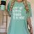 I Left My Boston Terrier To Be Here Women's Comfort Colors T-Shirt Chalky Mint