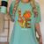 Leopard Pumpkin Love Teacher Life Thanksgiving Fall Women Women's Comfort Colors T-Shirt Chalky Mint
