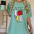 Let All That You Do Be Done In Love Christian Teacher Women's Comfort Colors T-Shirt Chalky Mint