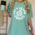 Let's Learn Today Checkered Apple Back To School Teacher Women's Comfort Colors T-Shirt Chalky Mint