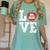 LOVE Apple 3rd Grade Teacher Student School Women's Comfort Colors T-Shirt Chalky Mint LOVE Apple 3rd Grade Teacher Student School Women's Comfort Colors T-Shirt Chalky Mint