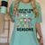 Love Job For Little Reasons Daycare Teacher Graphic Women's Comfort Colors T-Shirt Chalky Mint Love Job For Little Reasons Daycare Teacher Graphic Women's Comfort Colors T-Shirt Chalky Mint