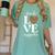Love Leopard Print Teacher Cheetah School Inspire Teach Women's Comfort Colors T-Shirt Chalky Mint Love Leopard Print Teacher Cheetah School Inspire Teach Women's Comfort Colors T-Shirt Chalky Mint