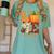 Love Preschool Teacher Turkey Thanksgiving Autumn Fall Women's Comfort Colors T-Shirt Chalky Mint