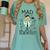 Mad Scientist Shirt Kids Boys Youth Science Teacher Women's Comfort Colors T-Shirt Chalky Mint