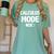 Math Calculus Mode On Teacher T-Shirt Women's Comfort Colors T-Shirt Chalky Mint