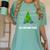 Math Geometry Christmas Tree Geometree Teacher Women's Comfort Colors T-Shirt Chalky Mint