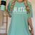 Math Teacher Halloween It's Nothing To Be Scared Of Women's Comfort Colors T-Shirt Chalky Mint Math Teacher Halloween It's Nothing To Be Scared Of Women's Comfort Colors T-Shirt Chalky Mint