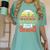 Math Teachers Love Brains Halloween Costume Zombie For Men Women Women's Comfort Colors T-Shirt Chalky Mint