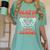 Math Teachers Love Brains Scary Halloween Men Women Women's Comfort Colors T-Shirt Chalky Mint