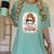 Messy Bun Spooky Teacher Bleached Halloween Teachers Women's Comfort Colors T-Shirt Chalky Mint Messy Bun Spooky Teacher Bleached Halloween Teachers Women's Comfort Colors T-Shirt Chalky Mint
