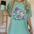 Microscope Flower Butterfly Biology Science Teacher Student Women's Comfort Colors T-Shirt Chalky Mint Microscope Flower Butterfly Biology Science Teacher Student Women's Comfort Colors T-Shirt Chalky Mint