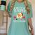 Be Nice To The Teacher Santa Is Watching School Christmas Women's Comfort Colors T-Shirt Chalky Mint