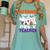 Nothing Scares Me I'm A Pre-K Teacher Halloween Ghosts Women's Comfort Colors T-Shirt Chalky Mint